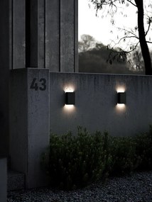 Aplica LED exterior cu iluminat up/down IP54 Fold 15 negru 2019051003 NL