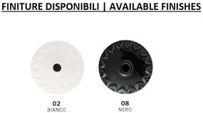 Aplica de perete design retro realizata manual din ceramica B-W