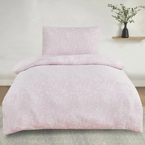 Lenjerie de pat din jacard Boston roz, 140 x 200cm, 70 x 90 cm