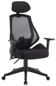 Scaun de birou Vanila II, negru