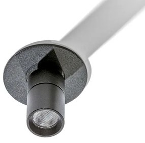 Spot LED incastrabil, directionabil pentru tavan/plafon LINA negru