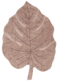 Covor pentru copii roz lavabil/țesut manual din bumbac 120x180 cm Monstera Vintage Nude – Lorena Canals