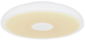 Plafoniera LED RGB cu telecomanda si difuzor RAFFY alba