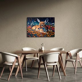 Tablou - Cerb pictat (70x50 cm)
