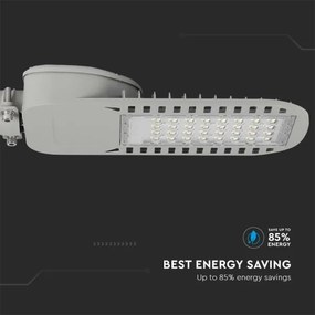 Lampă LED stradală SAMSUNG CHIP LED/50W/230V 6500K gri