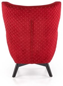Fotoliu tapitat Marvel Velvet visiniu – H103 cm