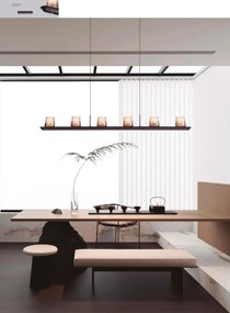 Lustra LED suspendata design modern ALABASTRO 6L