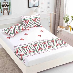 Huse de pat, 3 Piese, Finet cu elastic 180x200