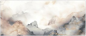 Tablou - Munte abstracție cu textura de marmură (120x50 cm)