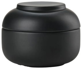 Organizator de baie negru pentru dischete demachiante din gresie ceramică Sensu – Zone