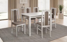 Scaun Chair Vos VII – 43x40x96 cm – Alb / Opium 20
