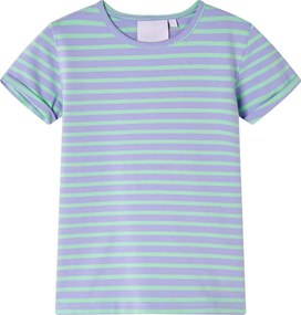 vidaXL Tricou pentru copii, verde mentă aprins, 116