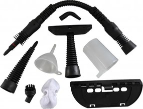 La mâna a doua: Oliver Voltz Steam Cleaner OV51002A 14 în 1, 3.2 bar, 1050W, 350 ml, Accesorii, Negru/galben