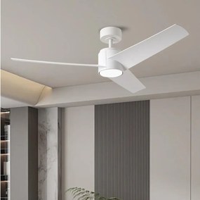 ZEVENTI - Ventilator de tavan ORVIETO LED/18W/230V Wi-Fi Tuya, alb + telecomandă