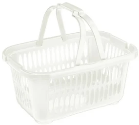 Tontarelli Coș pentru rufe curate COVER LINE cumâner  19,4 l, alb