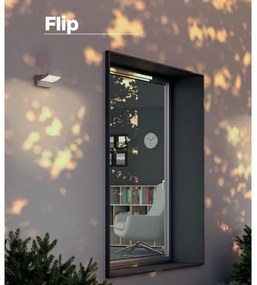 Redo 90716 - Aplică LED de exterior FLIP LED/40W/230V IP54 maro