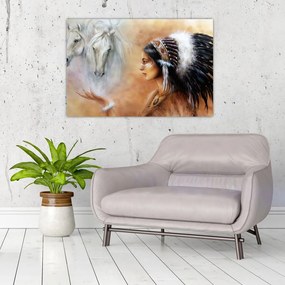 Tablou - Farmecele indienilor (90x60 cm)