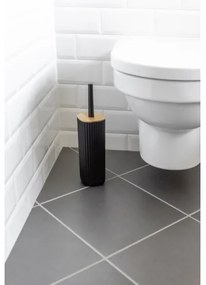WENKO 25304100 - Set WC ROTELLO 10x36 cm negru/maro