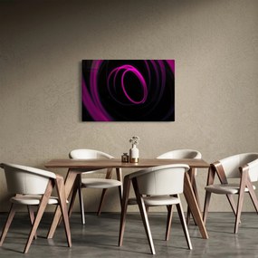 Tablou - linii violete (90x60 cm)