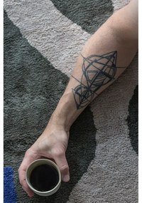 Covor verde închis lavabil din bumbac 50x80 cm Figura – Mette Ditmer Denmark