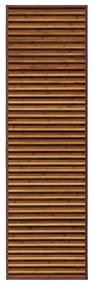 Covor tip traversă galben muștar/maro din bambus 60x200 cm – Casa Selección
