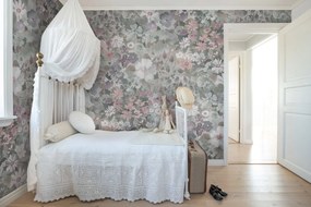 Fototapet, Summer Field, Dusty Pink, Rebel Walls