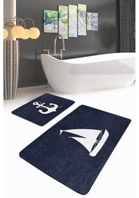 Covorașe de baie albastru-închis 2 buc. 60x100 cm – Mila Home