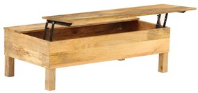 246320 vidaXL Măsuță de cafea, 110 x 55 x 35 cm, lemn masiv de mango