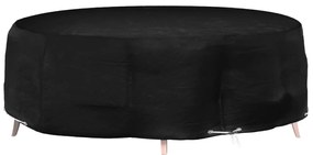 vidaXL Husă mobilier tip insulă, 10 ocheți, rotund, Ø236x67 cm