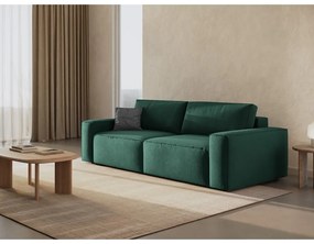 Canapea verde extensibilă 247 cm Jodie – Micadoni Home