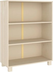 vidaXL Raft cărți „HAMAR”, maro miere, 85x35x112 cm, lemn masiv de pin