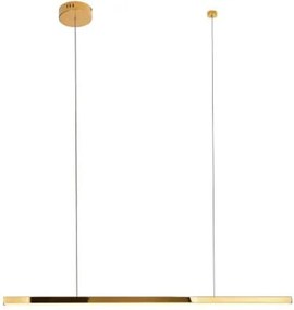 MaxLight Trio lampă suspendată 1x12 W auriu P0425D