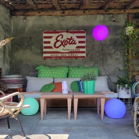 Lampă inteligentă de exterior albă 35 cm IP65 incl. WiFi A60 - Nura