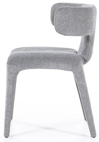 Scaun Dave din Tesatura, metal si lemn antracit