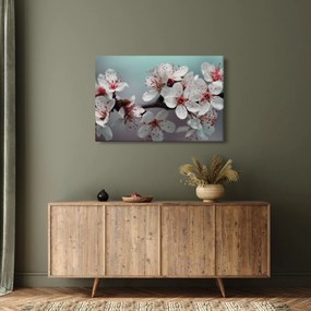 Tablou cu floare - roșie (90x60 cm)