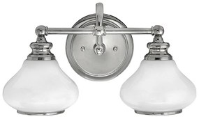 Plafonieră LED pentru baie AINSLEY 2xG9/3W/230V IP44 crom Hinkley