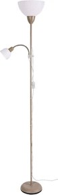 Rabalux 74103 - Lampadar ACTION PRO, 1xE27/60W/230V + 1xE14/25W, bej