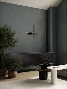 Aplica de perete LED design modern QUAM negru