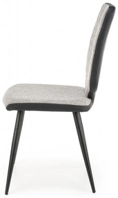 Set masa extensibila Vinston 180-230 cm + 4 scaune K424 gri/negru