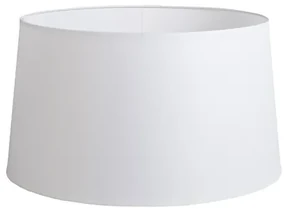 Abajur din in alb 45 cm