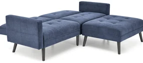 Canapea cu taburete Corner (albastru). Promo -6%. 1092513
