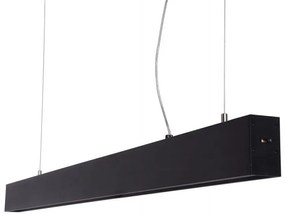 Lustra LED moderna design minimalist LINNEA 140cm negru