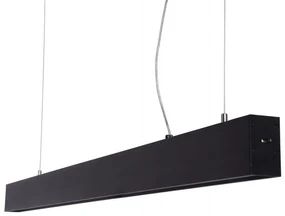 Lustra LED moderna design minimalist LINNEA 140cm negru