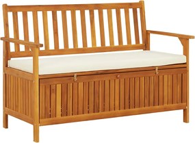 vidaXL Bancă de depozitare grădină 120x63x84 cm lemn masiv salcâm XL