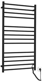 Sapho - Uscător electric pentru prosoape REDONDO 130W/230V 63x116 cm negru mat