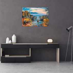 Tablou pe sticlă - Telecabină, San Francisco (70x50 cm)