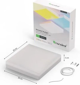 Set de extensie plafonieră LED RGBW dimabilă Nanoleaf NF083K02-3SL 16W/230V 2700-6500K Wi-Fi