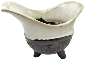 Ghiveci ceramica, Antique Boat, 17x12cm