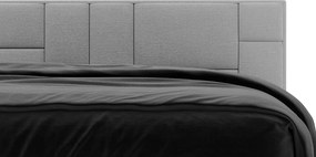 Pat Epic Tapitat cu Saltea  120/140/160/180x200cm - 120x200