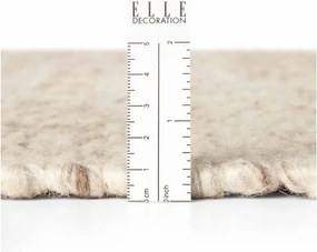 Covor bej/în culoare naturală țesut manual rotund din lână ø 160 cm Lyon Beans – Elle Decoration
